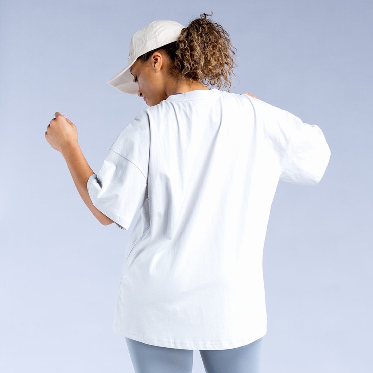Sweats Dfyne Luxe Revive Oversized T Femme Grise | 80437-YZOL