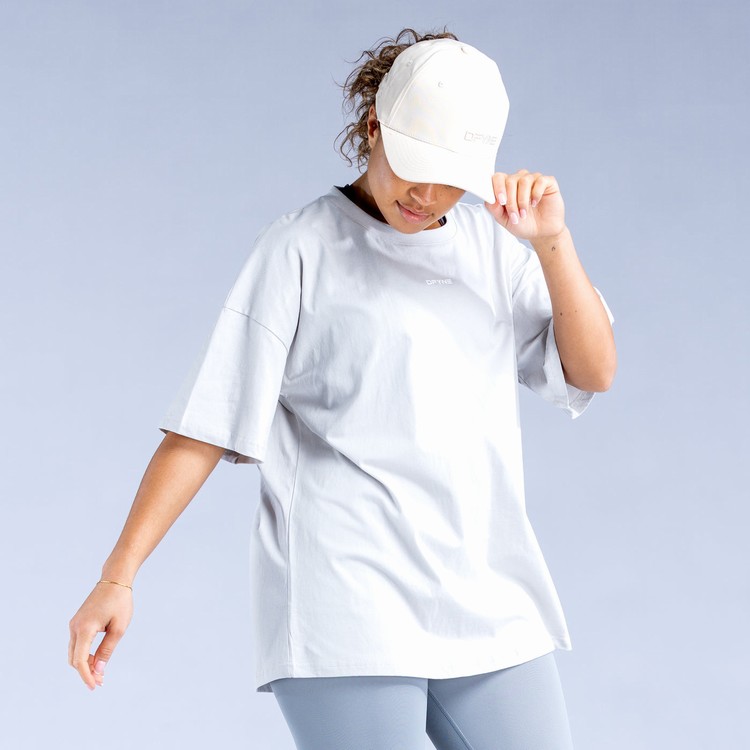 Sweats Dfyne Luxe Revive Oversized T Femme Grise | 80437-YZOL